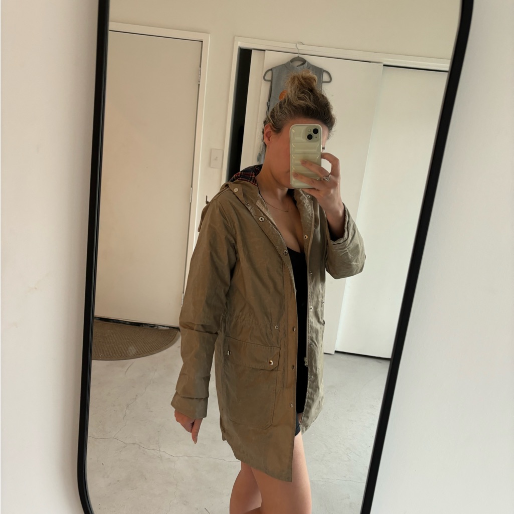 American Apparel Raincoat Xxs / Xs